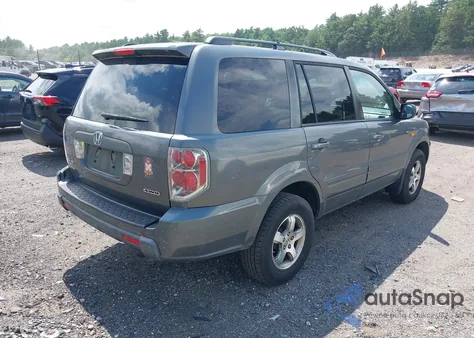 2008 Honda Pilot Ex-L from USA, damaged, VIN 5FNYF185X8B057407